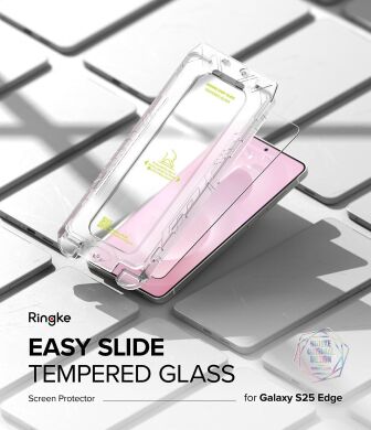 Комплект захисних стекол (2шт) Ringke Easy Slide Tempered Glass для Samsung Galaxy S25 Edge (S937) 8800293854470