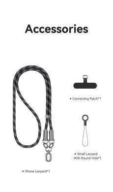 Кабель-ремешок USAMS US-SJ745 Type-C to Type-C (60W, 1.2m) - Black