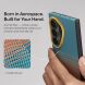 Ультратонкий чехол Pitaka Edge Case California Dream (FF) для Samsung Galaxy Fold 8 Ultra (FSFOLD8) - Cyan / Orange. Фото 12 из 16