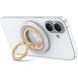 Кольцо-держатель для смартфона Tech-Protect MMR700 Magnetic - Titanium / Gold. Фото 3 из 8