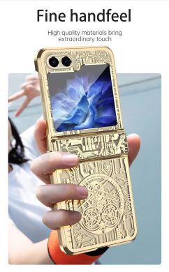 Защитный чехол UniCase Mechanical Legend для Samsung Galaxy Flip 6 - Champagne Gold