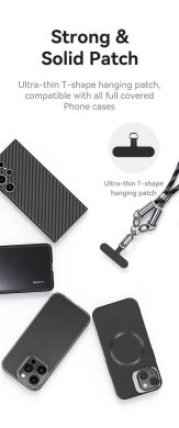 Кабель-ремешок USAMS US-SJ745 Type-C to Type-C (60W, 1.2m) - Black
