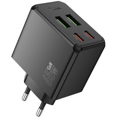 Сетевое зарядное устройство Hoco CS19A PD65W 2C+2U - Black