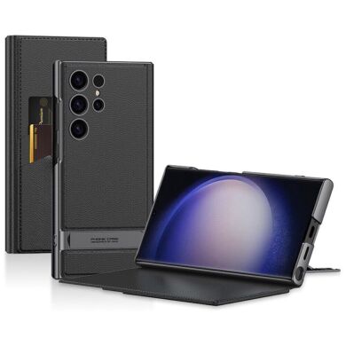 Защитный чехол GKK Wallet Case для Samsung Galaxy S23 Ultra (S918) - Black