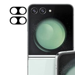 Комплект захисного скла (2шт) на камеру ENKAY 9H Lens Glass Set для Samsung Galaxy Flip 5 - Black