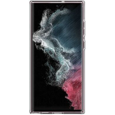 Захисний чохол Spigen (SGP) Crystal Hybrid для Samsung Galaxy S22 Ultra (S908) - Crystal Clear