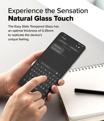 Комплект захисних стекол (2шт) Ringke Easy Slide Tempered Glass для Samsung Galaxy S25 Edge (S937) 8800293854470