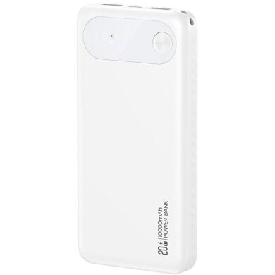 Зовнішній акумулятор Usams CD249 PD20W (10000mAh) - White