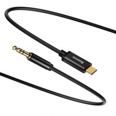 AUX-кабель BASEUS M01 type-c to 3.5mm (1.2M) - Black