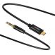 AUX-кабель BASEUS M01 type-c to 3.5mm (1.2M) - Black. Фото 1 из 8