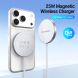 Беспроводное зарядное устройство DUX DUCIS H1 Magnetic Wireless Charger Qi2.2 (25W) - White. Фото 4 из 11