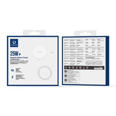 Беспроводное зарядное устройство DUX DUCIS H1 Magnetic Wireless Charger Qi2.2 (25W) - White