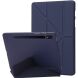 Чехол Deexe Origami Series для Samsung Galaxy Tab S9 Plus (X810/816) - Dark Blue. Фото 1 из 3