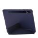 Чехол Deexe Origami Series для Samsung Galaxy Tab S9 Plus (X810/816) - Dark Blue. Фото 3 из 3