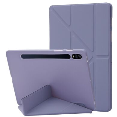 Чохол Deexe Origami Series для Samsung Galaxy Tab S10 Plus - Lavender Purple