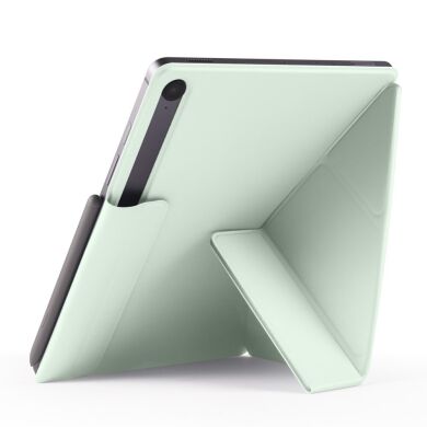 Чeхол Deexe Origami Series для Samsung Galaxy Tab S9 / S9 FE / S10 FE (X710/716/510/516/520/526) - Light Green