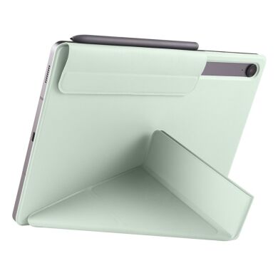 Чeхол Deexe Origami Series для Samsung Galaxy Tab S9 / S9 FE / S10 FE (X710/716/510/516/520/526) - Light Green