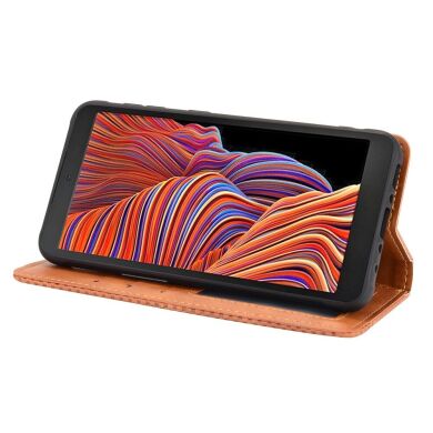 Чохол Deexe Retro Style для Samsung Galaxy Xcover 5 (G525) - Brown