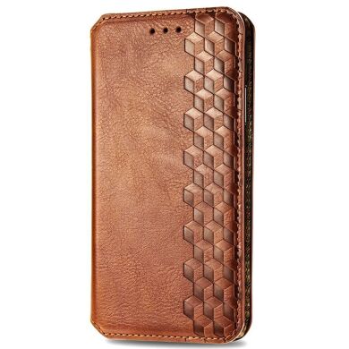 Чохол Deexe Rhombus Wallet для Samsung Galaxy A16 (A165) - Brown