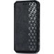 Чохол Deexe Rhombus Wallet для Samsung Galaxy S26 FE - Black