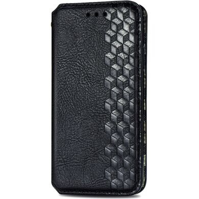 Чохол Deexe Rhombus Wallet для Samsung Galaxy S26 FE - Black