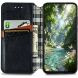Чохол Deexe Rhombus Wallet для Samsung Galaxy S26 FE - Black