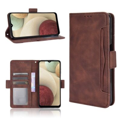 Чохол Deexe Wallet Stand для Samsung Galaxy M32 (M325) - Brown