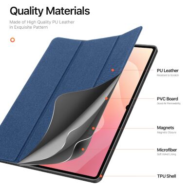 Чехол DUX DUCIS Domo Series для Samsung Galaxy Tab S11 Ultra (X930/X936) - Black