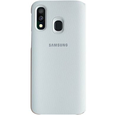 Чехол Flip Wallet Cover для Samsung Galaxy A40 (А405) EF-WA405PWEGRU - White
