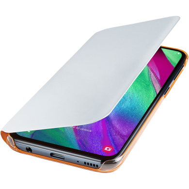 Чехол Flip Wallet Cover для Samsung Galaxy A40 (А405) EF-WA405PWEGRU - White