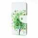 Чехол-книжка Deexe Color Wallet для Samsung Galaxy A10 (A105) - Green Flower Tree. Фото 4 из 5
