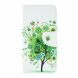 Чехол-книжка Deexe Color Wallet для Samsung Galaxy A10 (A105) - Green Flower Tree. Фото 1 из 5
