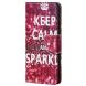 Чохол-книжка Deexe Color Wallet для Samsung Galaxy A33 - Keep Calm and Sparkle