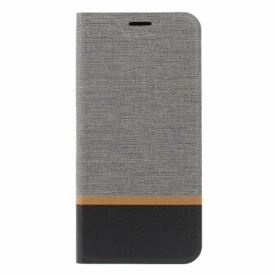 Чохол-книжка Deexe Lines Texture для Samsung Galaxy M20 (M205) - Grey