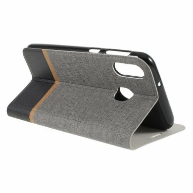 Чохол-книжка Deexe Lines Texture для Samsung Galaxy M20 (M205) - Grey