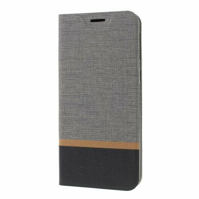 Чохол-книжка Deexe Lines Texture для Samsung Galaxy M20 (M205) - Grey