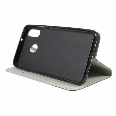 Чохол-книжка Deexe Lines Texture для Samsung Galaxy M20 (M205) - Grey