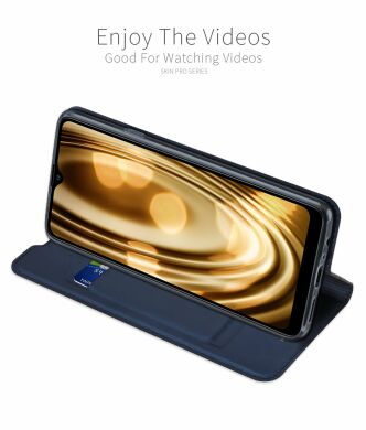 Чехол-книжка DUX DUCIS Skin Pro для Samsung Galaxy A20s (A207) - Blue