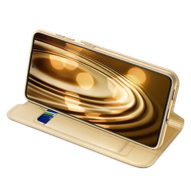 Чехол-книжка DUX DUCIS Skin Pro для Samsung Galaxy S21 Ultra - Gold