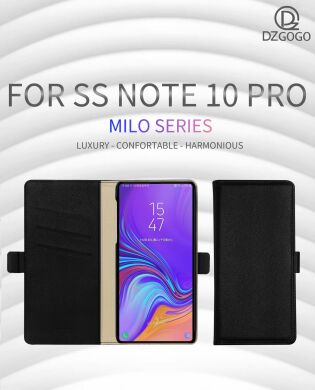 Чехол-книжка DZGOGO Milo Series для Samsung Galaxy Note 10+ (N975) - Red