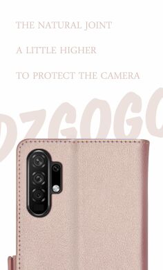 Чехол-книжка DZGOGO Milo Series для Samsung Galaxy Note 10+ (N975) - Rose Gold