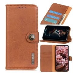 Чехол-книжка KHAZNEH Wallet Cover для Samsung Galaxy A21s (A217) - Brown