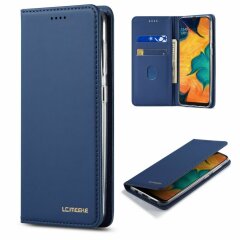 Чехол-книжка LC.IMEEKE LC-002 для Samsung Galaxy A30 (A305) / A20 (A205) - Blue