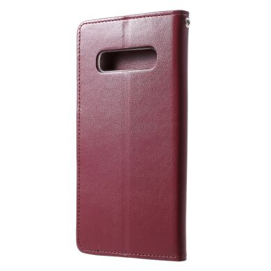 Чохол-книжка MERCURY Bravo Diary для Samsung Galaxy S10 Plus - Wine Red