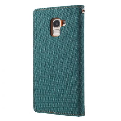 Чохол-книжка MERCURY Canvas Diary для Samsung Galaxy J6 2018 (J600), Green