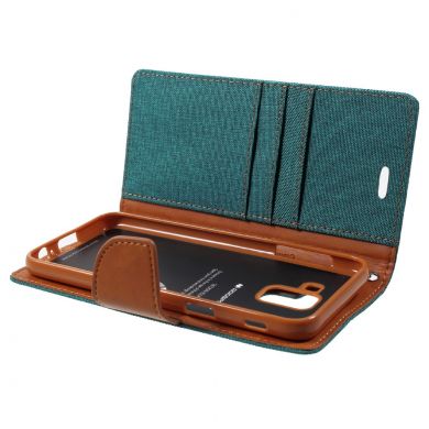 Чохол-книжка MERCURY Canvas Diary для Samsung Galaxy J6 2018 (J600), Green