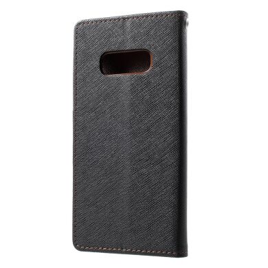 Чохол-книжка MERCURY Fancy Diary для Samsung Galaxy S10e - Black / Brown