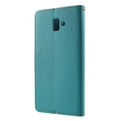 Чехол-книжка ROAR KOREA Cloth Texture для Samsung Galaxy J6+ (J610) - Green