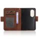 Чехол-книжка с карманами Deexe Wallet Stand (Pencil Slot) для Samsung Galaxy Fold 8 - Brown. Фото 3 из 6