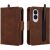 Чехол-книжка с карманами Deexe Wallet Stand (Pencil Slot) для Samsung Galaxy Fold 8 - Brown
